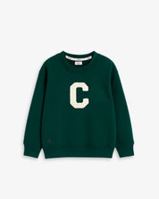BABIES & KIDS - SUDADERA VERDE OSCURO | INICIAL