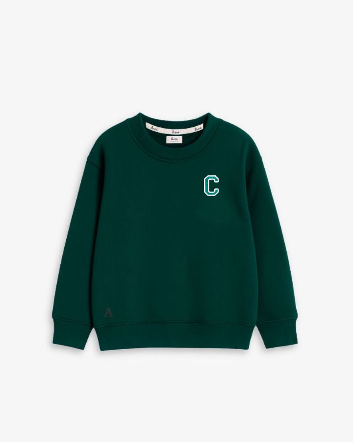 BABIES & KIDS - SUDADERA VERDE OSCURO | INICIAL