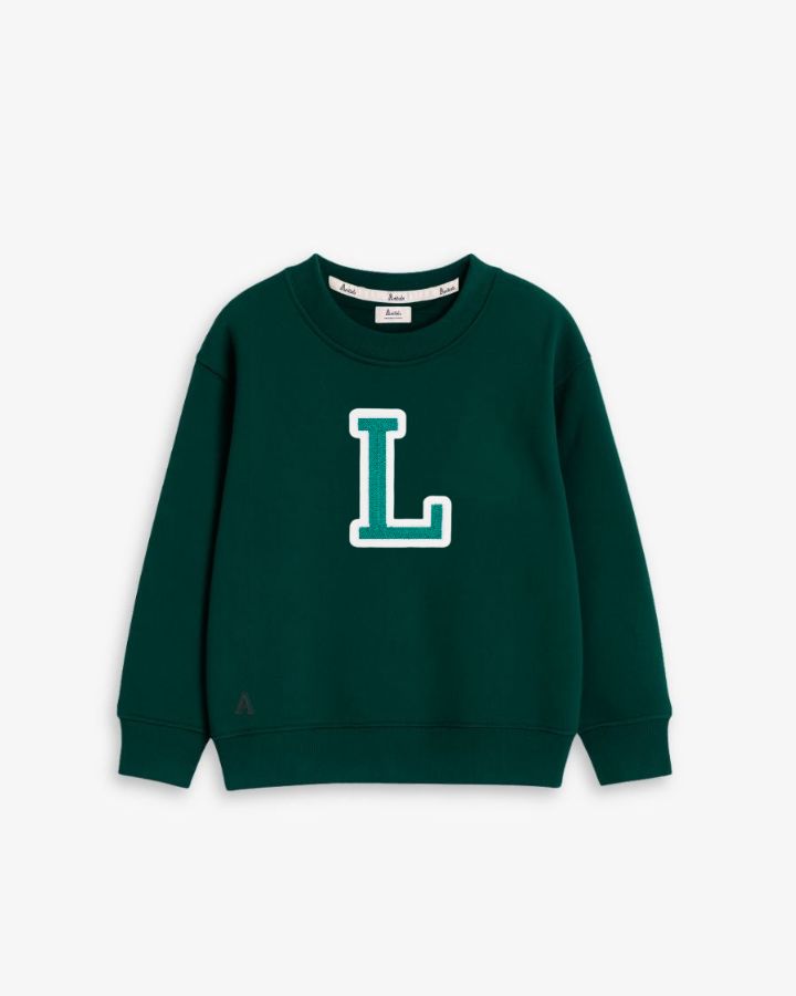 BABIES & KIDS - SUDADERA VERDE OSCURO | INICIAL