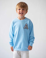 BABIES &amp; KIDS - LIGHT BLUE SWEATSHIRT | INITIAL MINI