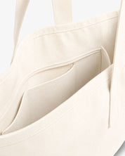 BOLSA MAXI TELA OFF WHITE | BORDADO PERSONALIZADO