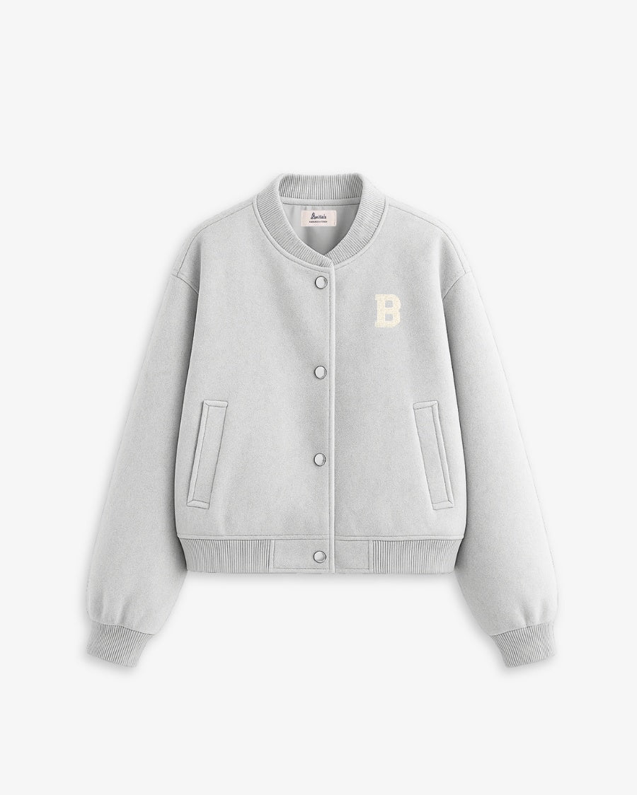 BOMBER JACKET LIGHT GREY
