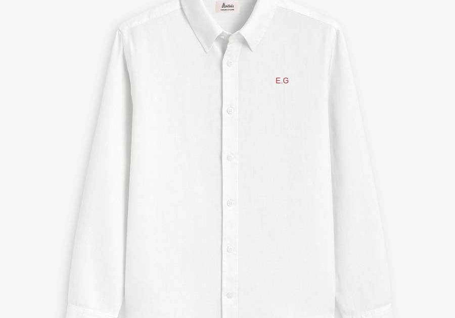 CAMISA BLANCA | BORDADO MINIMALISTA