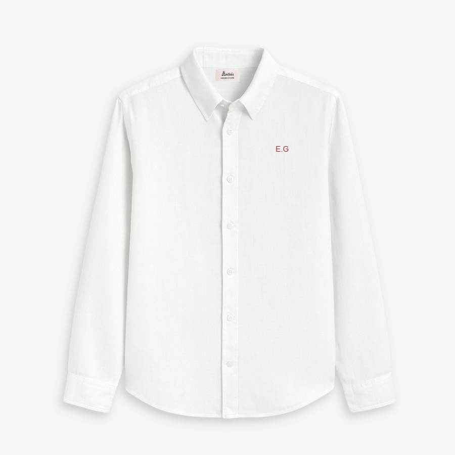 CAMISA BLANCA | BORDADO MINIMALISTA