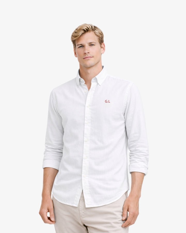 CAMISA BLANCA | BORDADO MINIMALISTA