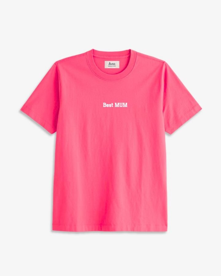 FUCHSIA FLUOR T-SHIRT | PERSONALIZED