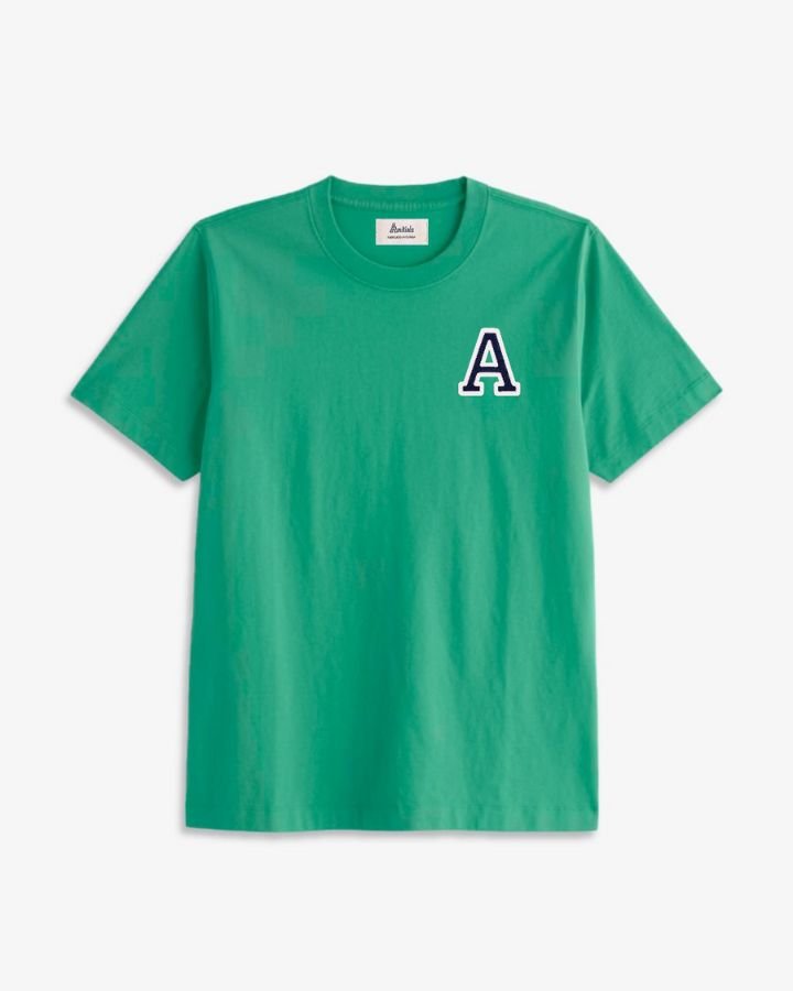 KELLY GREEN T-SHIRT | INITIAL MINI