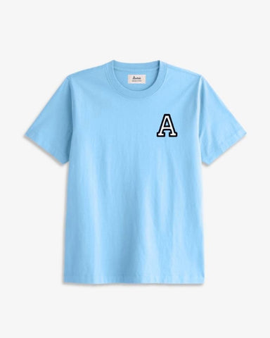 LIGHT BLUE T-SHIRT | INITIAL MINI