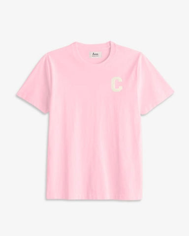 LIGHT PINK T-SHIRT | INITIAL MINI CURL