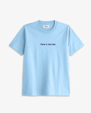 CAMISETA AZUL CELESTE | BORDADO PERSONALIZADO