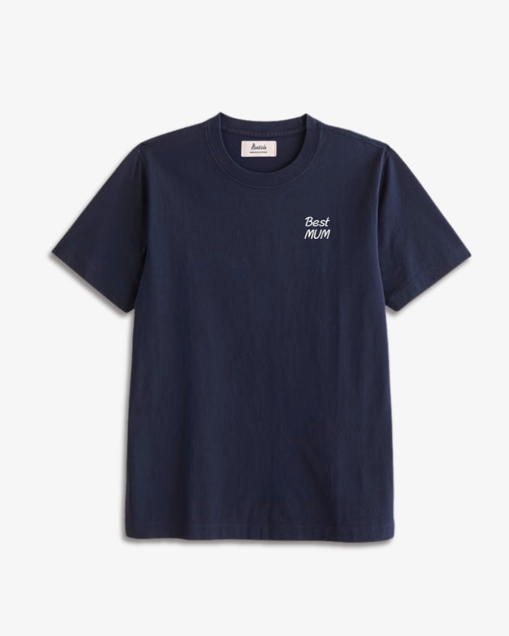 CAMISETA AZUL MARINO | BORDADO PERSONALIZADO