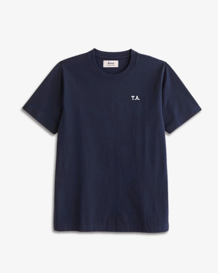 CAMISETA AZUL MARINO | BORDADO PERSONALIZADO