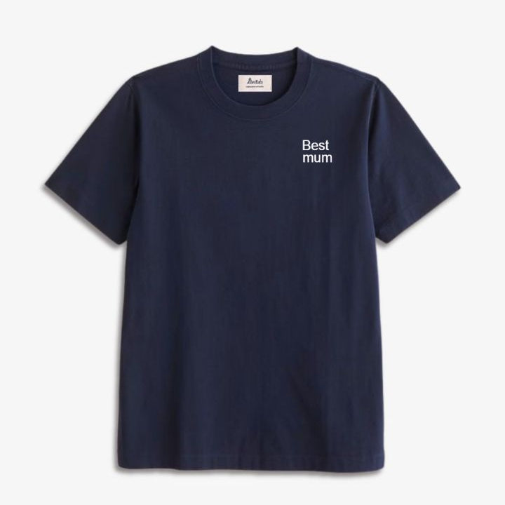 CAMISETA AZUL MARINO | BORDADO PERSONALIZADO