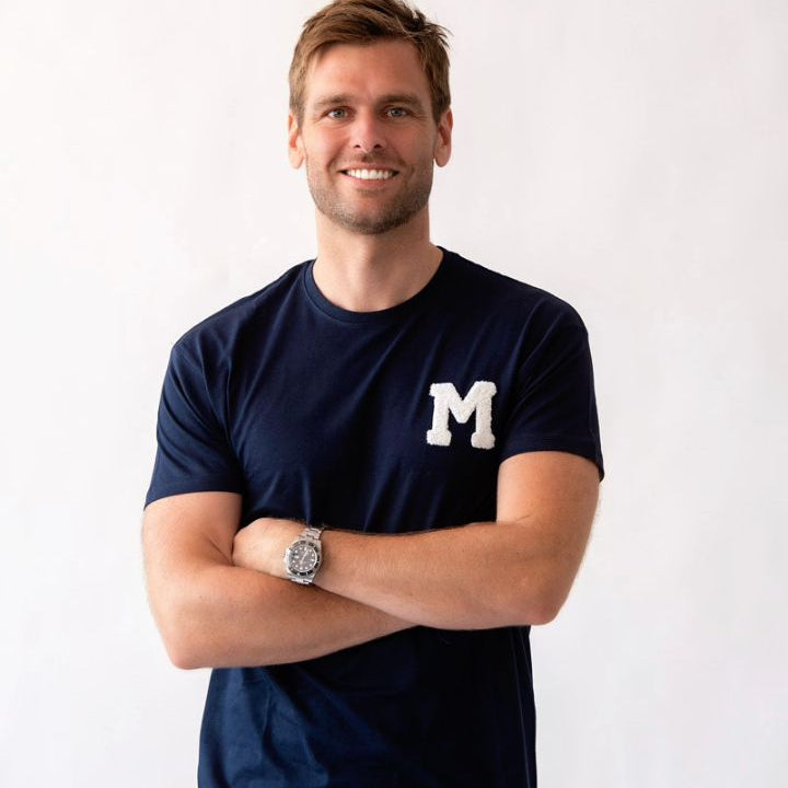 CAMISETA AZUL MARINO | INICIAL