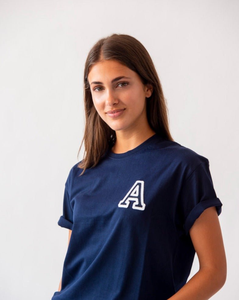 CAMISETA AZUL MARINO | INICIAL