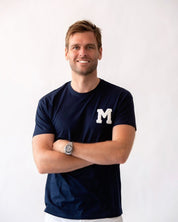 CAMISETA AZUL MARINO | INICIAL MINI RIZO