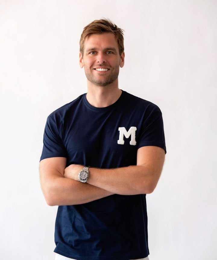 CAMISETA AZUL MARINO | INICIAL MINI RIZO