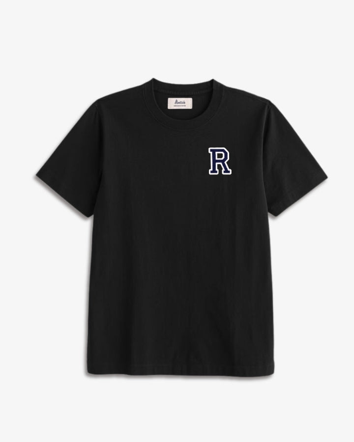 CAMISETA AZUL NEGRA | INICIAL