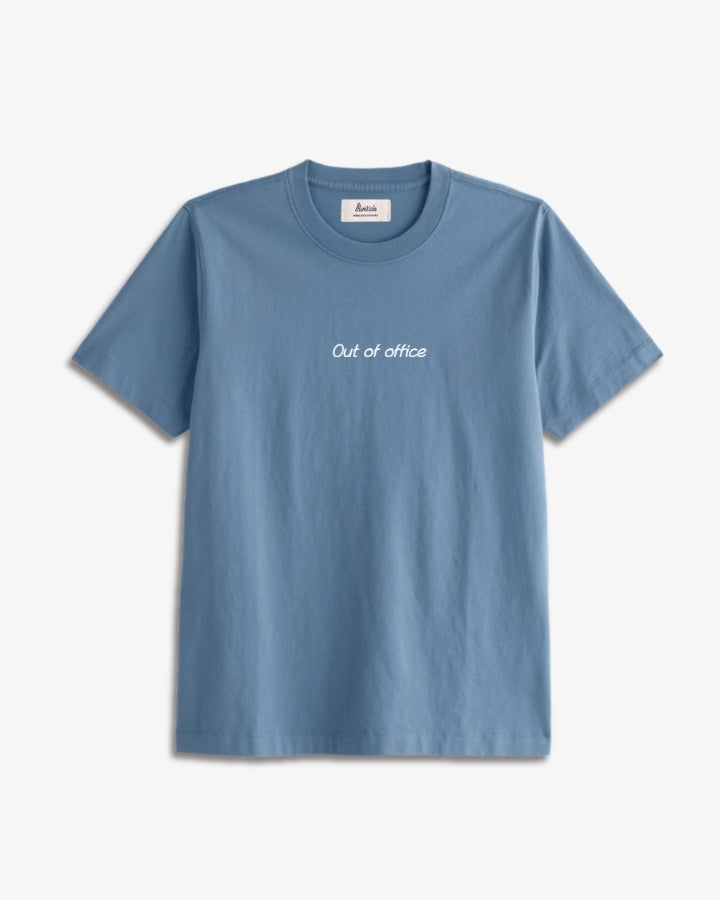 CAMISETA AZUL OCÉANO | BORDADO PERSONALIZADO