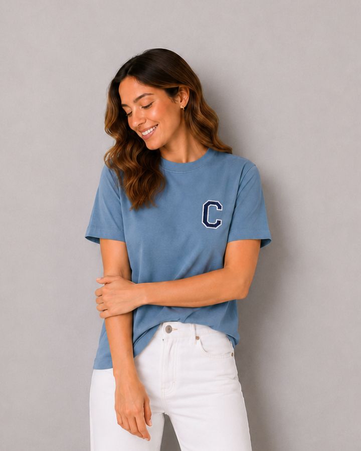 CAMISETA AZUL OCÉANO | INICIAL