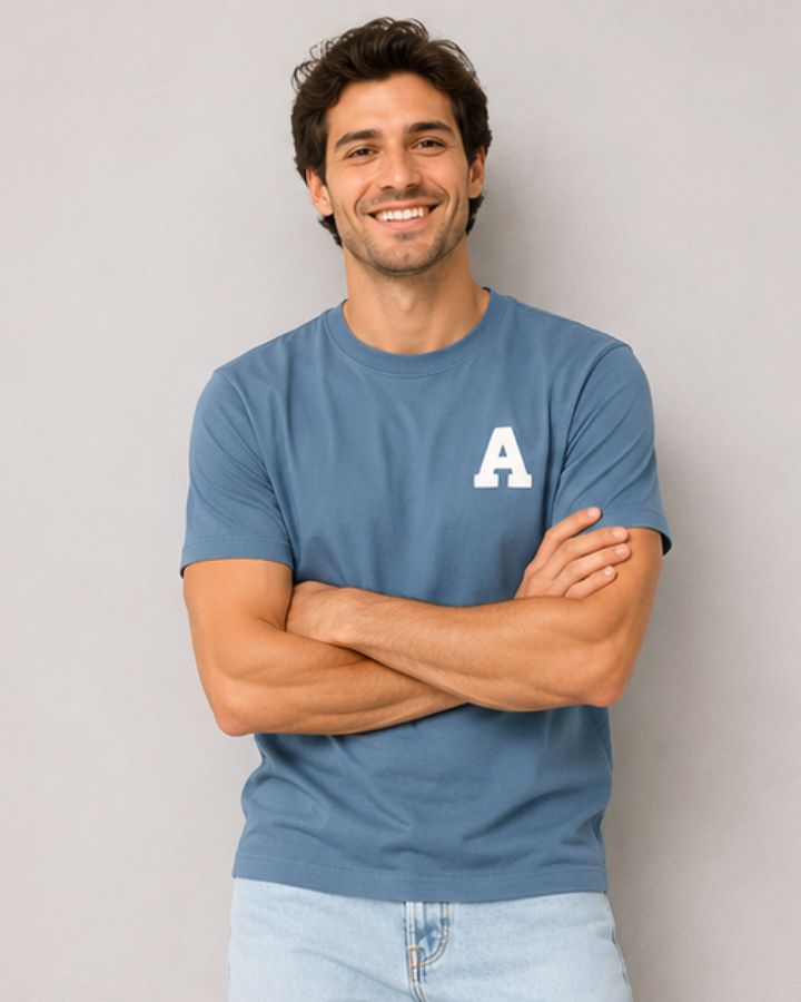 CAMISETA AZUL OCÉANO | INICIAL
