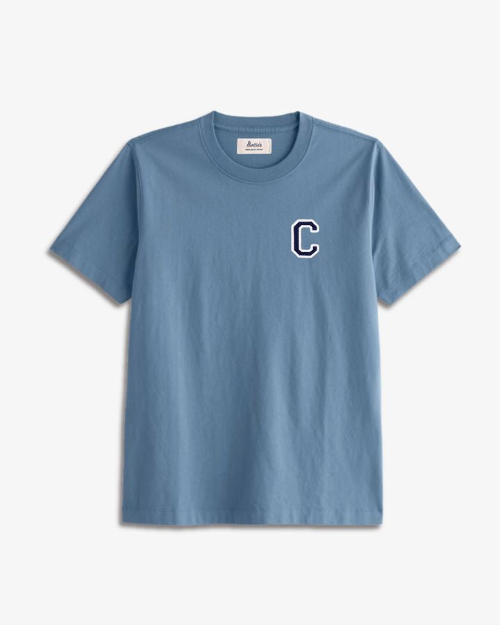 CAMISETA AZUL OCÉANO | INICIAL ANITIALS 
