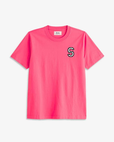 FUCHSIA FLUOR T-SHIRT | INITIAL MINI