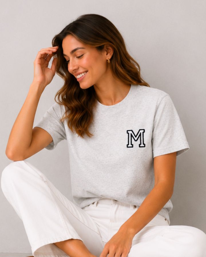 CAMISETA GRIS | INICIAL