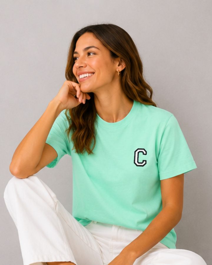 CAMISETA LIGHT MINT | INICIAL