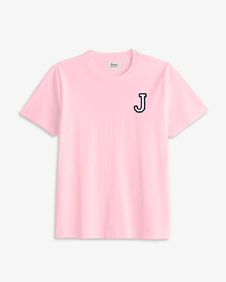 LIGHT PINK T-SHIRT | INITIAL MINI
