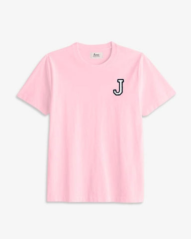 LIGHT PINK T-SHIRT | INITIAL MINI