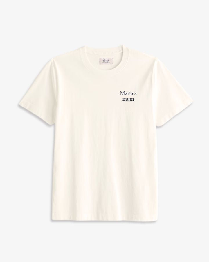 CAMISETA OFF WHITE | BORDADO PERSONALIZADO