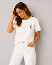 CAMISETA OFF WHITE | INICIAL