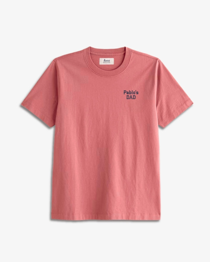 CAMISETA ROJO TEJA | BORDADO PERSONALIZADO