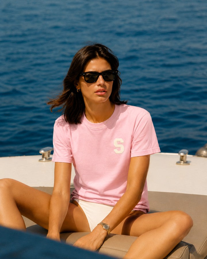 CAMISETA ROSA CLARO | INICIAL