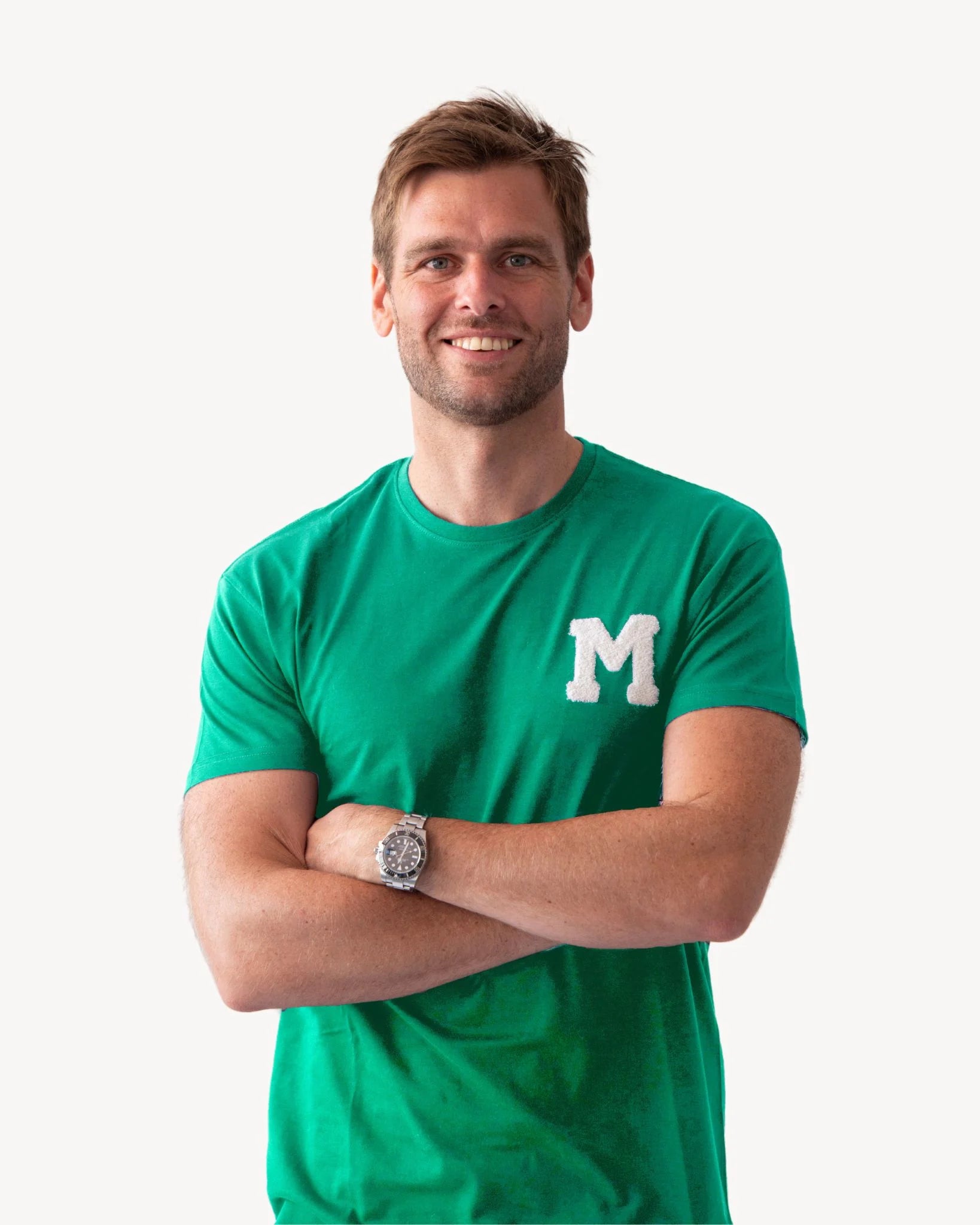 CAMISETA VERDE KELLY | INICIAL