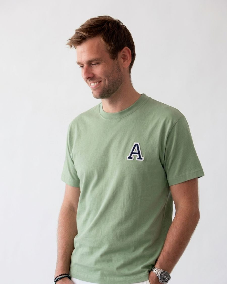 CAMISETA VERDE MOSS | INICIAL