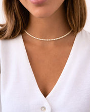 CHOKER MINI CIRCONITAS BLANCAS