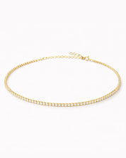 CHOKER MINI CIRCONITAS BLANCAS