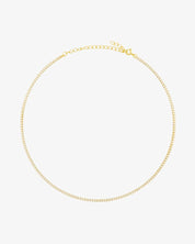 CHOKER MINI CIRCONITAS BLANCAS