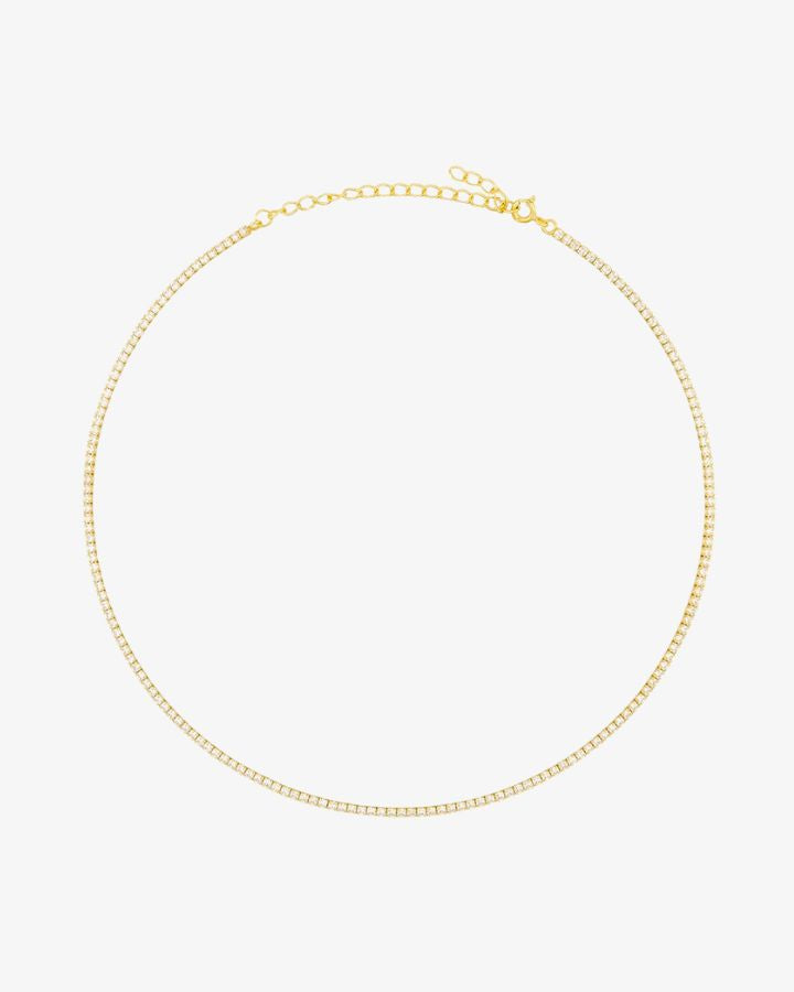 CHOKER MINI CIRCONITAS BLANCAS