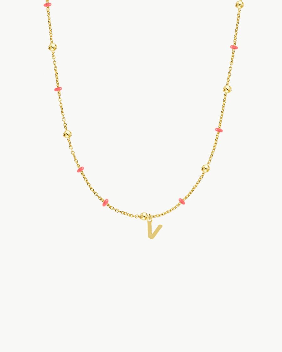 COLLAR_BOLITAS_CORAL_ORO_UNA_O_M_S_INICIALES_MINI_ANITIALS_2