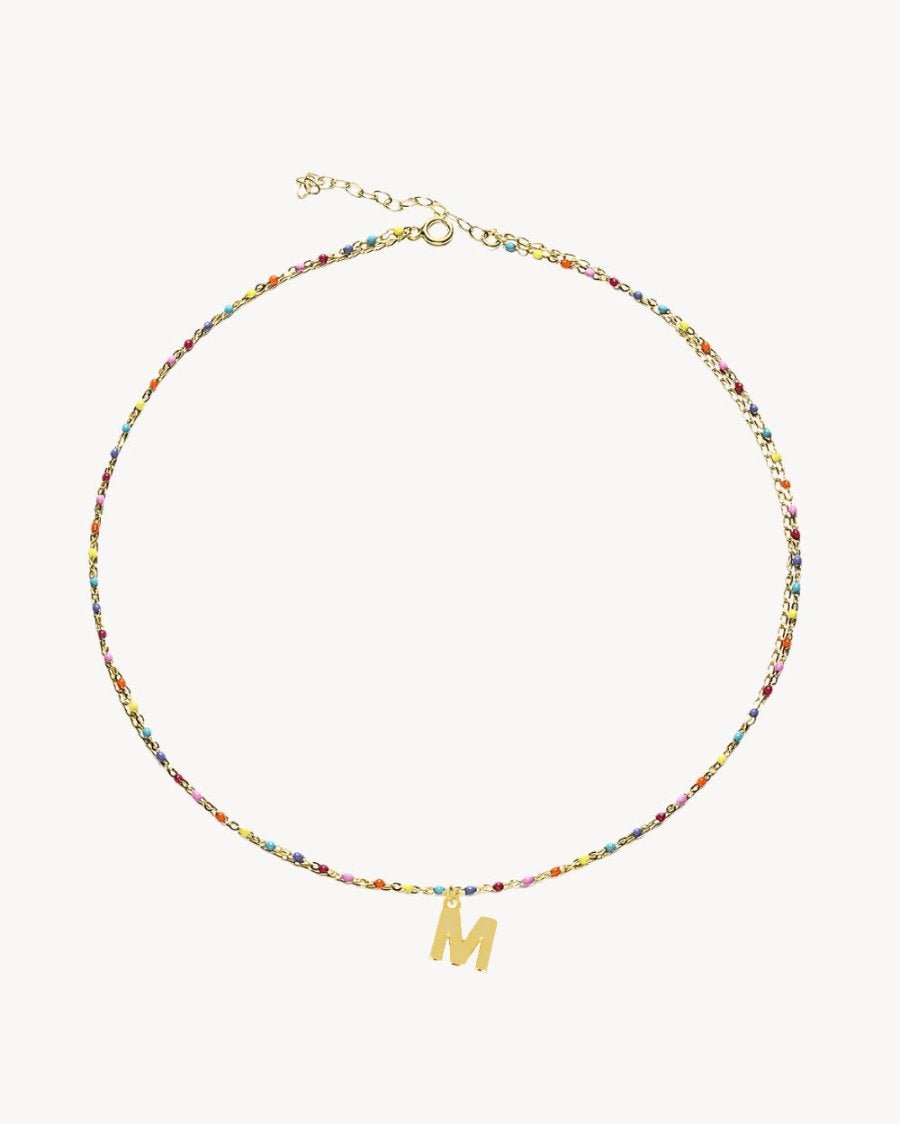 COLLAR_CADENA_MULTICOLOR_ORO_INICIAL_MINI_ANITIALS_1