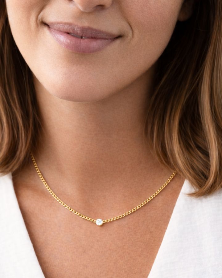 COLLAR CIRCONITA ORO