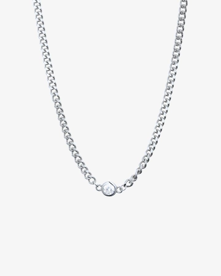 COLLAR CIRCONITA PLATA