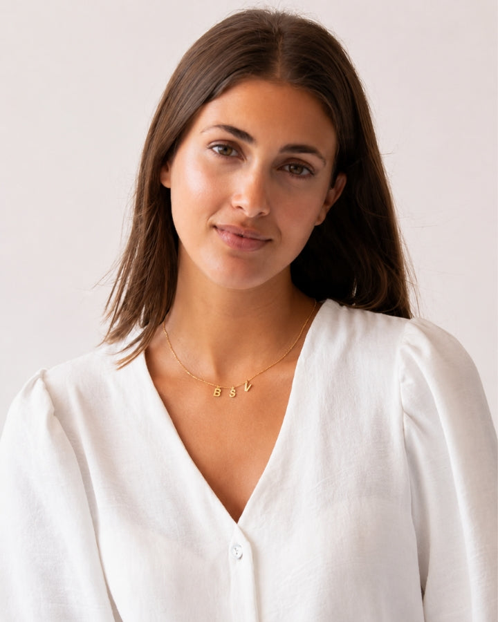 COLLAR CLASSIC ORO | UNA O MÁS INICIALES MINI