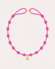 COLLAR NUDOS FUCSIA | INICIAL