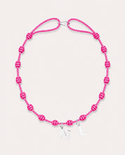 COLLAR NUDOS FUCSIA | INICIAL