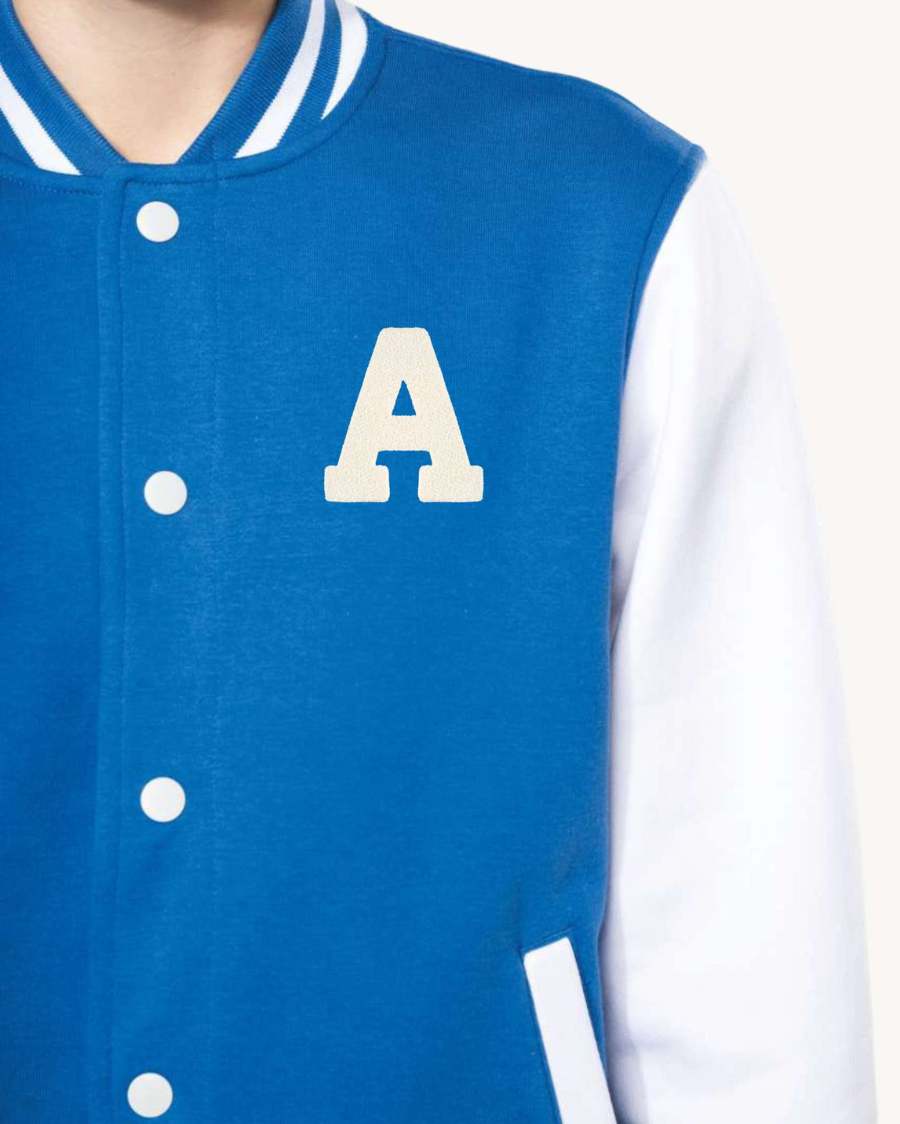 COLLEGE_JACKET_UNISEX_LIGHT_COBALT_BLUE_INICIAL_ANITIALS