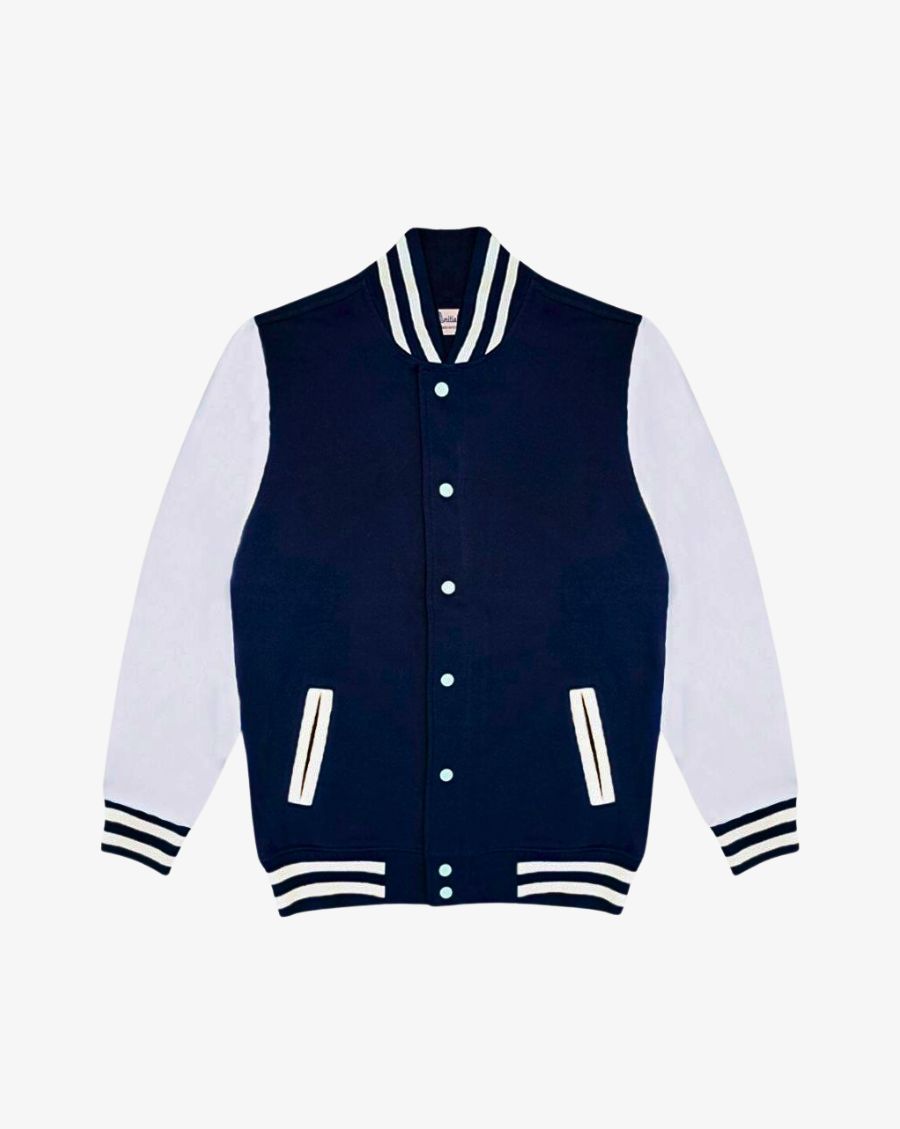 KIDS - COLLEGE JACKET UNISEX NAVY BLUE | INICIAL